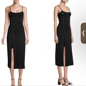 Sandro Paris Wallace Dress in Black size 42 EU or 12/14.